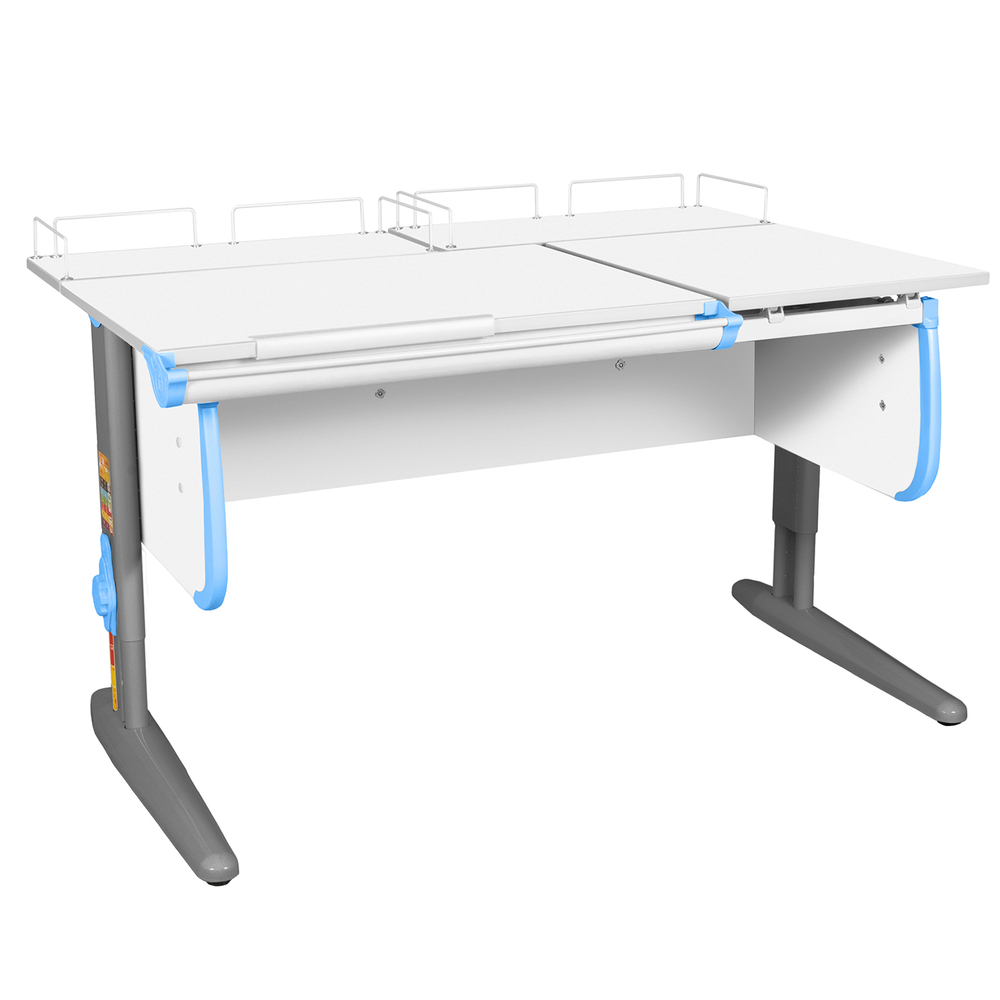 Растущая парта  Дэми СУТ 25 с задними полками СУТ.15.210 (1200×880 мм)