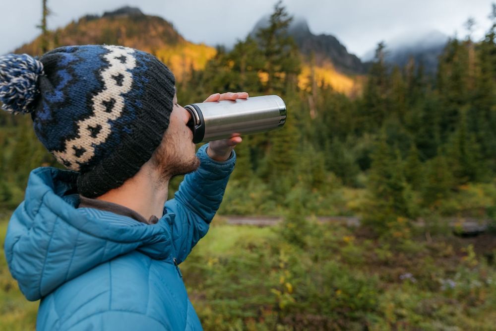 Термокружка Klean Kanteen TKWide Cafe Cap 16oz (473 мл) Brushed Stainless