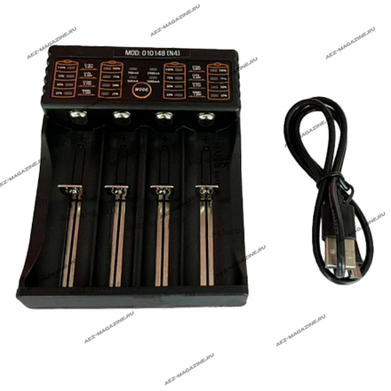 Зарядное устройство 110-240V, для аккумулят. 4 режима зарядки тока 500,700,1000,2000мА micro USB DC