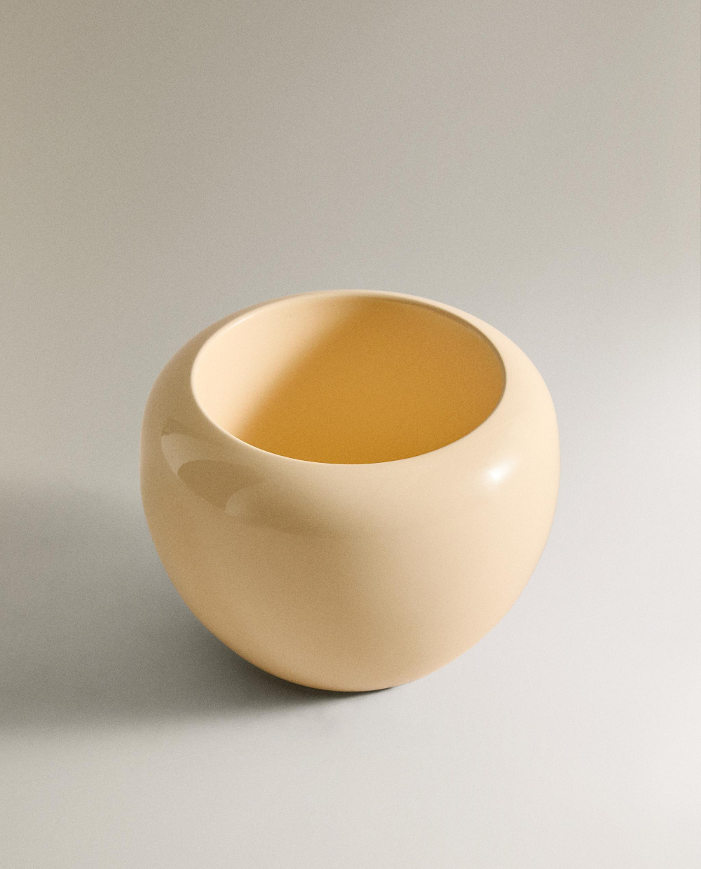Zara Home Ваза из керамики, цвет бежевый, 13 см