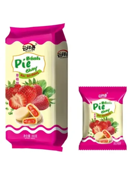 Пирожные с начинкой из клубники 300 г