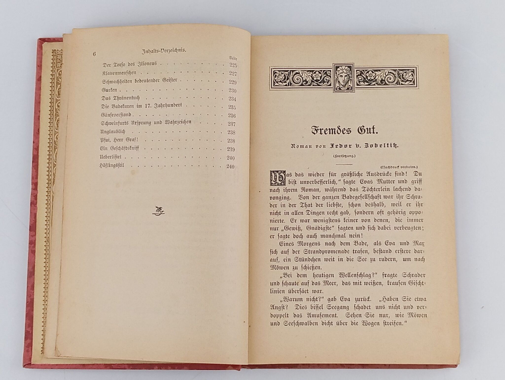 Журнал. Антикварное издание: Bibliothek der Unterhaltung und des Wissens. Том 12. 1897 год