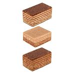 Вафли CONFASHION, ассорти вкусов: крем-брюле, кофе с молоком, халва, 250 г, УТ-00031159