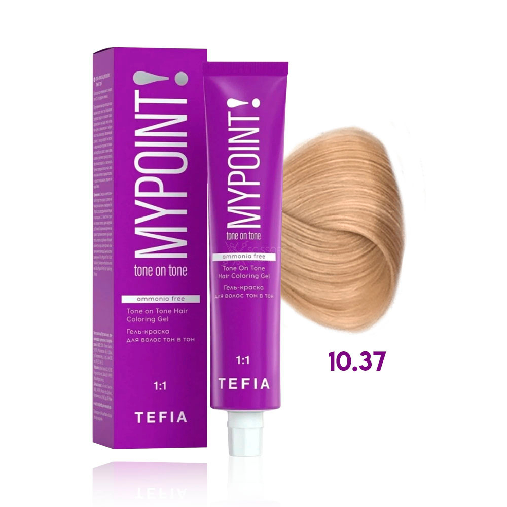 TEFIA  Гель краска для волос тон в тон, 60 мл