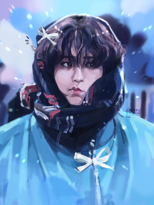 Арт принт / cherryleash / STRAY KIDS / Джисон #11