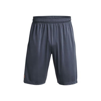 Мужские теннисные шорты Under Armour Tech WM Graphic Shorts Men - Dark Grey, Orange