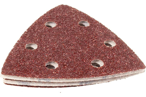 Треугольник шлифовальный универсальный 5 шт. (93х93х93 мм; Р40) "МАСТЕР" Зубр 35583-040