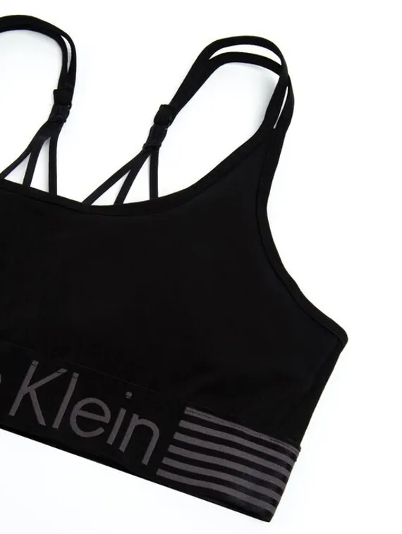 Комплект женский (топ с тонкими лямками, трусы), цвет чёрный МИКС, размер 44-46