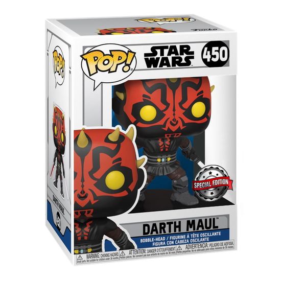 Фигурка Funko POP! Bobble Star Wars Clone Wars Darth Maul w/Saber (Exc) 56790
