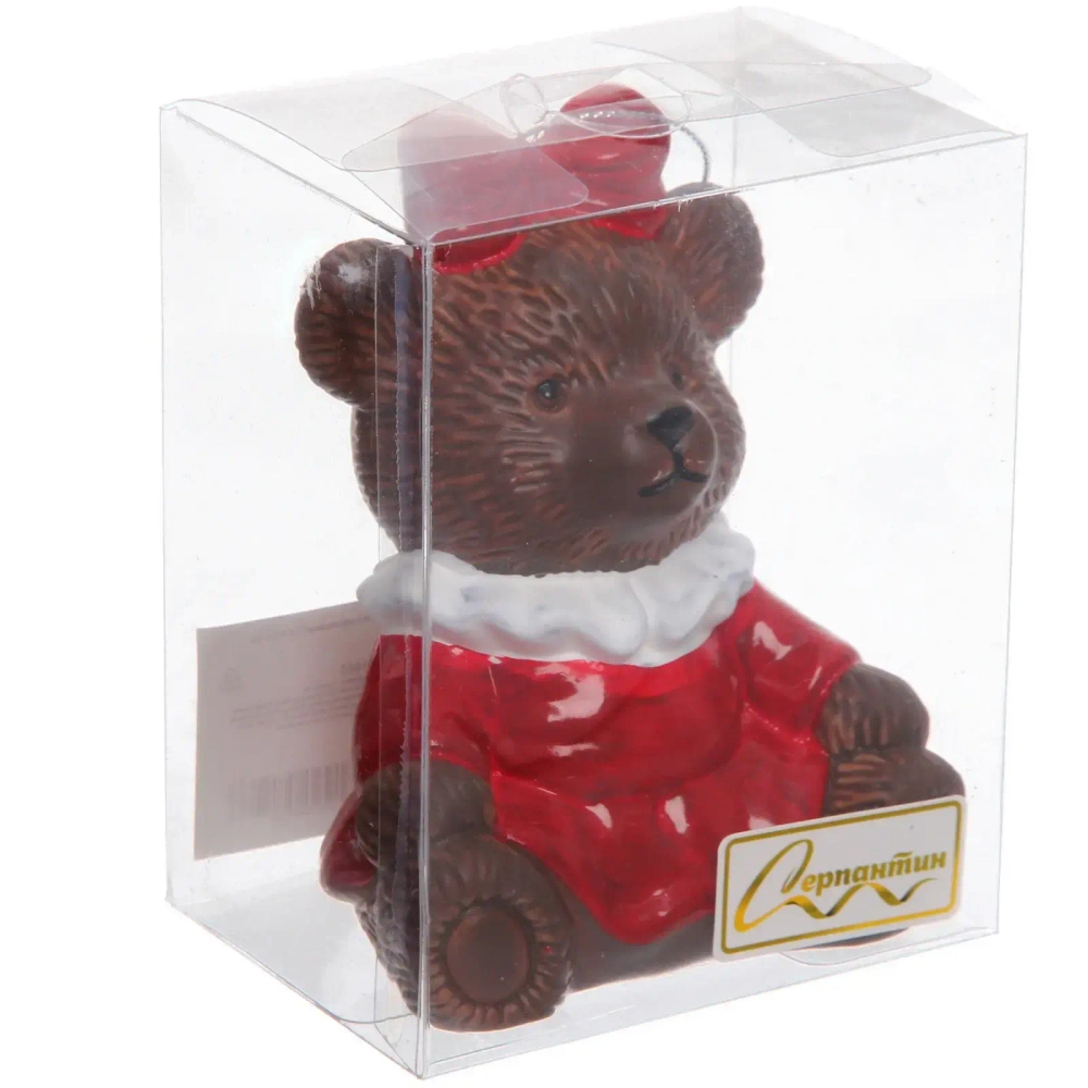 Ёлочная игрушка «Милая медведица» 7,5*6*9,5 см