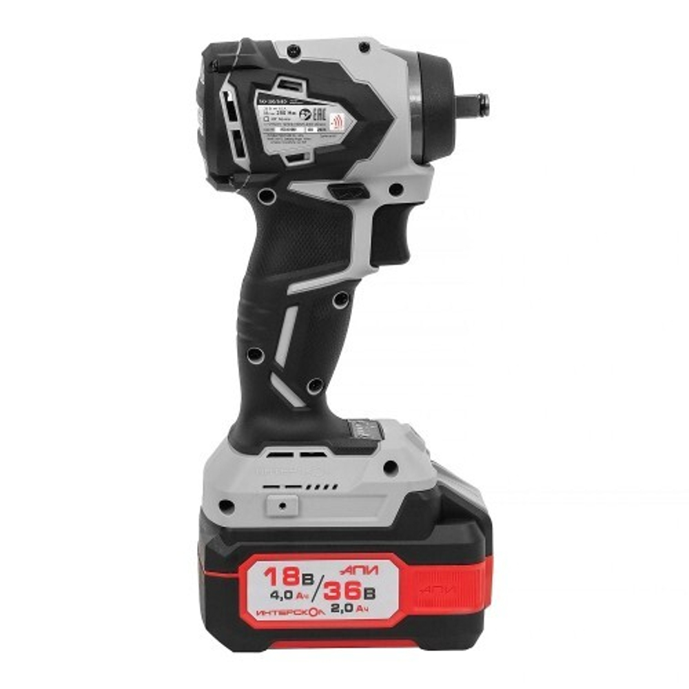 Гайковерт аккумуляторный ИНТЕРСКОЛ ГАУ-250/36ВЭ бесщеточный, ударный 863.2.2.70
