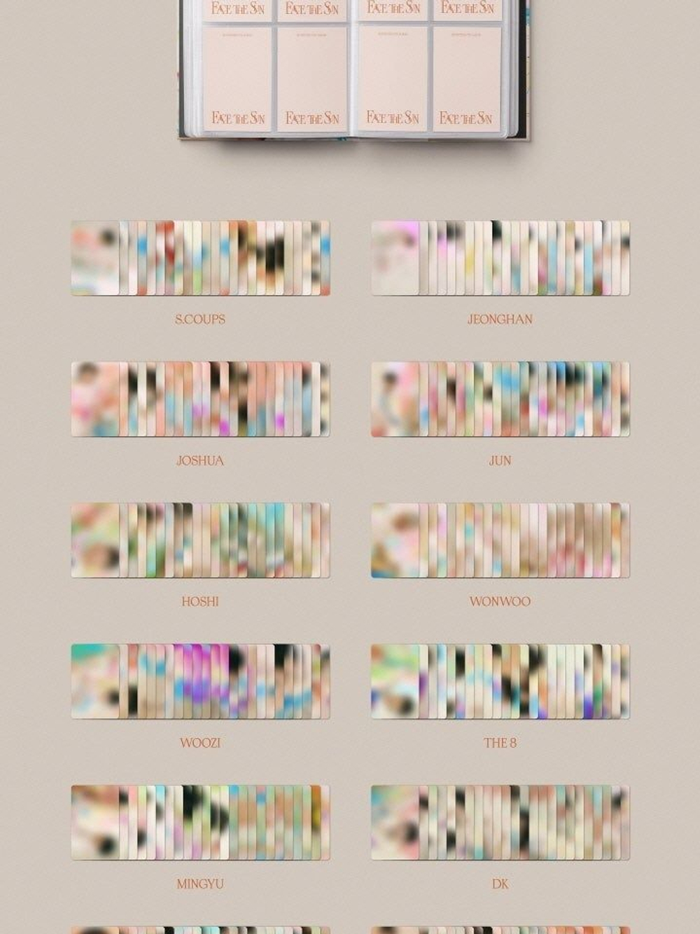 Альбом SEVENTEEN - FACE THE SUN 4th Album CARAT Version