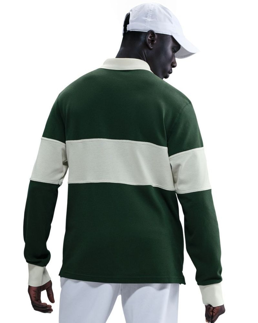 Теннисная футболка Nike Court Heritage Long Sleeve - fir/pale ivory