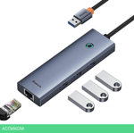 USB-хаб Baseus BS-OH109 Space Grey (B0005280A813-01)