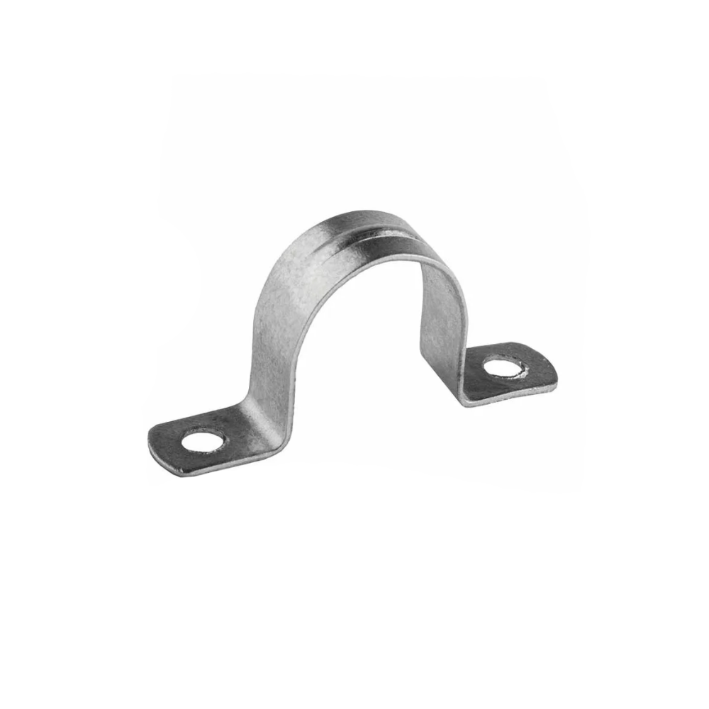 TDM Скоба металлическая (оцинк. сталь, 2-х лапковая, d=21-22мм) SQ0409-0016