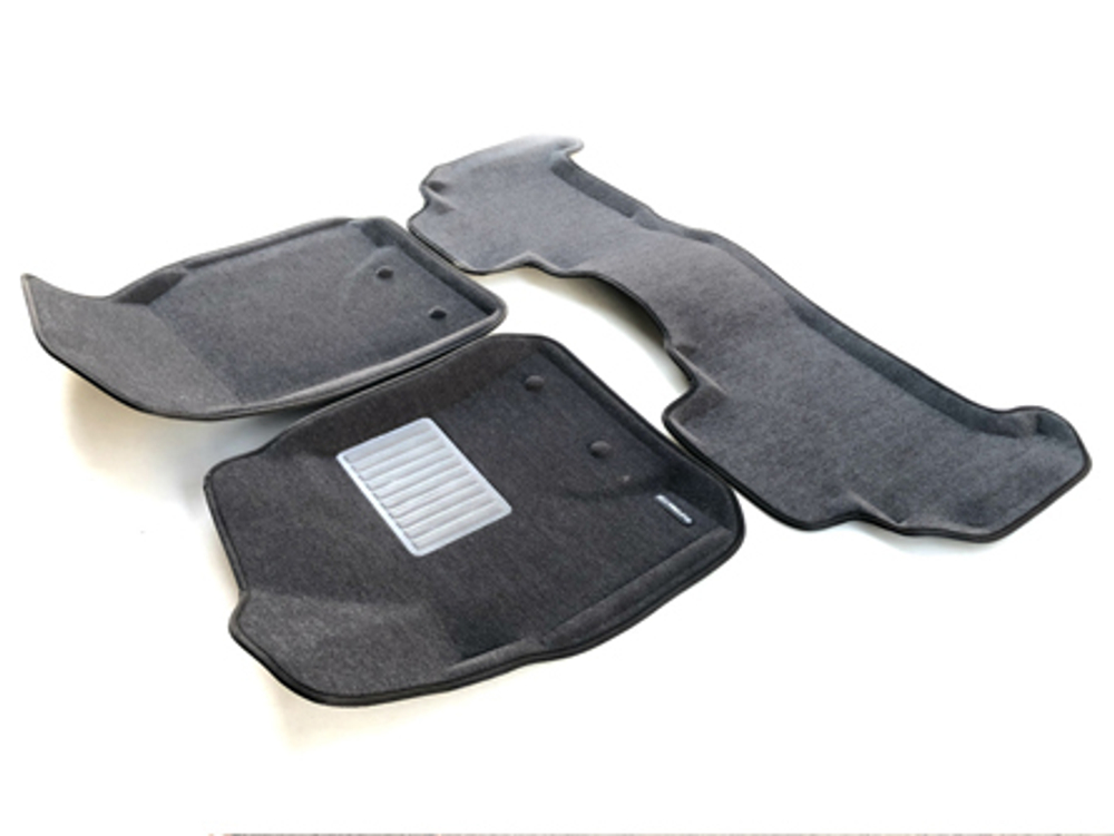 Коврики салона для TOYOTA LC 200 (2007-2012)/LEXUS LX570 (2007-2012) Euromat 3D Business серые. Арт. EMC3D-005118G
