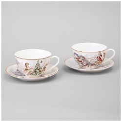 ЧАЙНЫЙ НАБОР LEFARD "МОРОЗКО" НА 2 ПЕР. 4 ПР. 300 МЛ (КОР=12НАБ.)