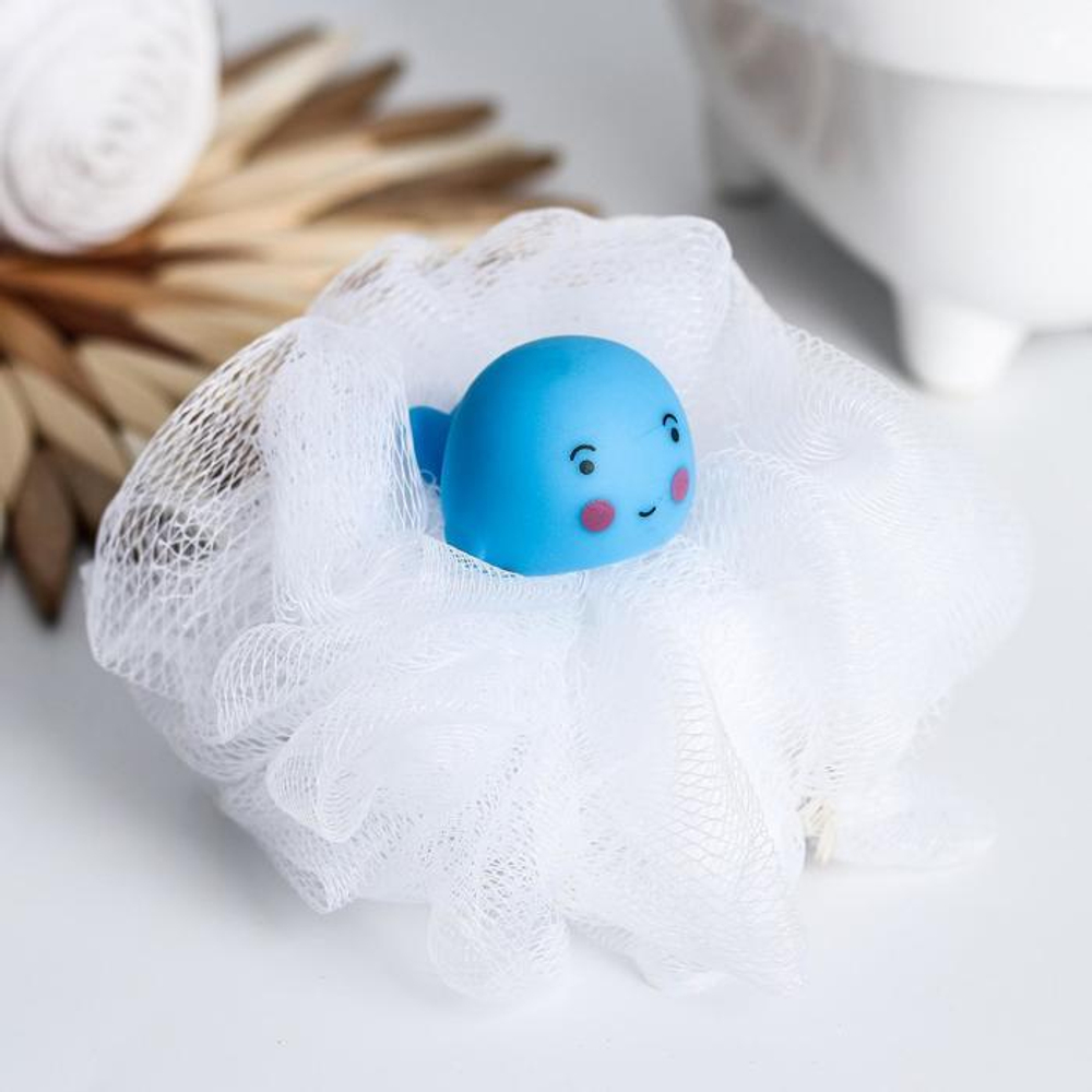 5057898 Мочалка детская для купания "Дельфин"