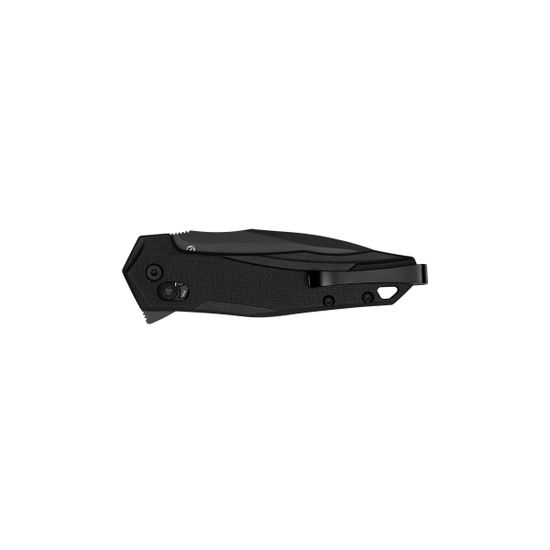 Kershaw K2041 Monitor - нож складной, рукоять черн.нейлона, черный клинок D2