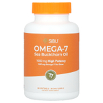 Sibu Beauty, омега-7, облепиховое масло, высокая эффективность, 60 капсул