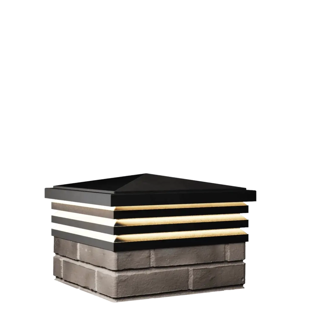 Колпак для забора BONA классический на 1,5 кирпича c подсветкой