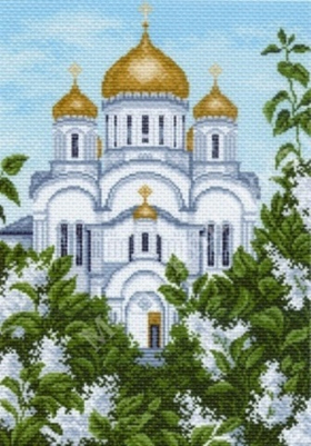 "Преображенский собор"-0922 канва с рисунком