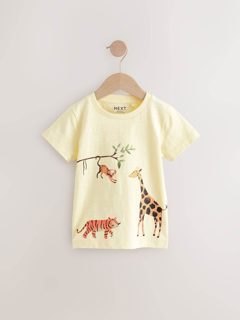 Футболка для мальчика Next AJ0-429, 3 шт., Оранжевый, Белый, Светло-желтый