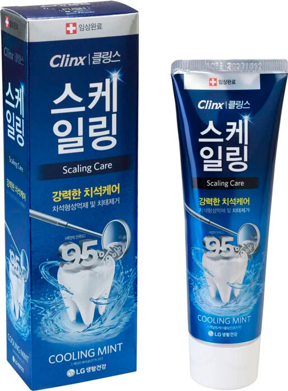 Зубная паста PERIOE Clinx Cooling mint 100 г.