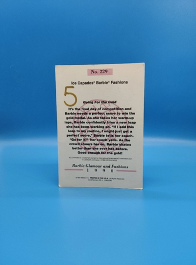Аксессуар винтажная карточка Барби 90х 03971