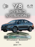 Щетки стеклоочистителя HUOYE Y8 600/400 мм на Hyundai Accent | Hook/J-Hook