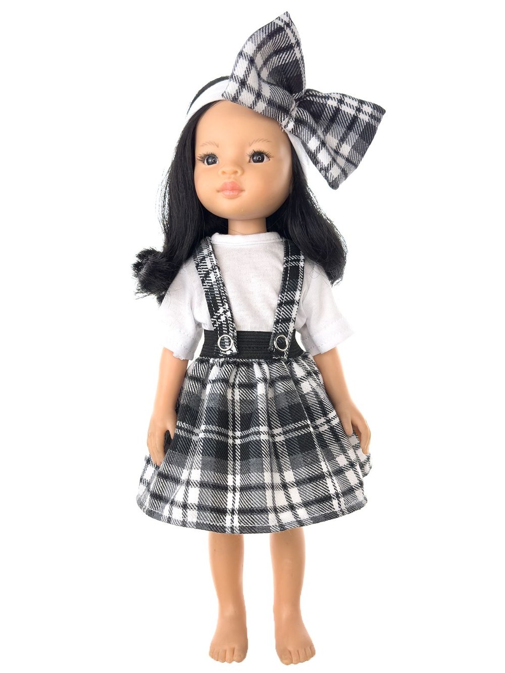 Сарафан, футболка, повязка-бант для кукол Paola Reina 32 см (1020)