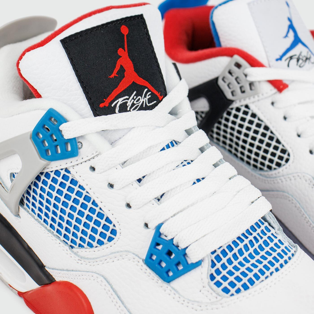 Кроссовки Nike Air Jordan 4 White / Multicolor new