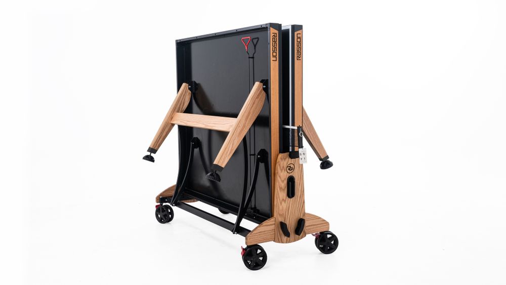 Теннисный стол складной для помещений &quot;RASSON PREMIUM T03 Indoor&quot; (274 х 152,5 х 76 см, натуральный дуб) с сеткой