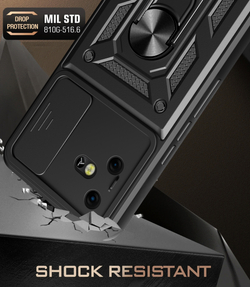 Чехол с кольцом Bumper Case для Tecno Pova 3