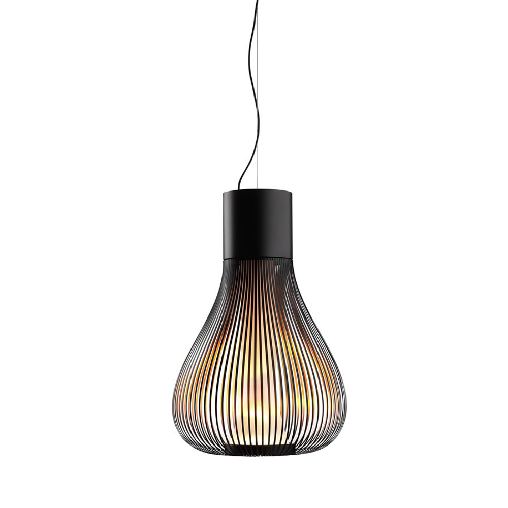 Pendant design lamp  Chasen S2 by Flos (Black)