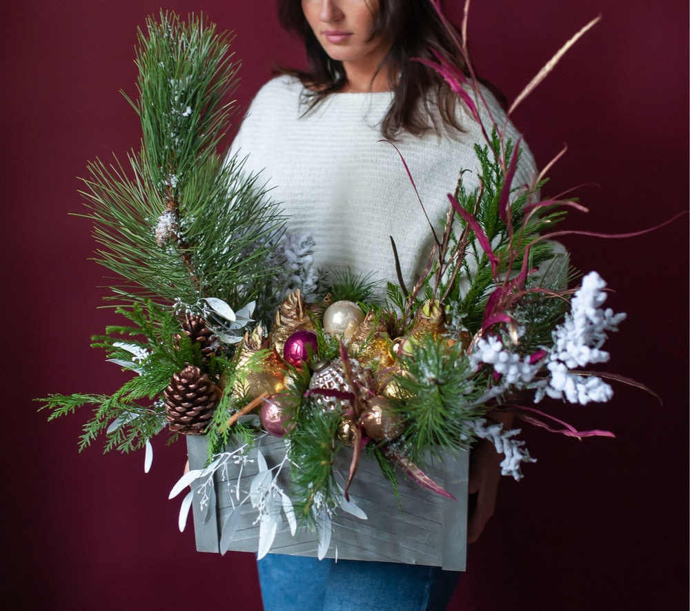 Новогодняя композиция Золотое руно