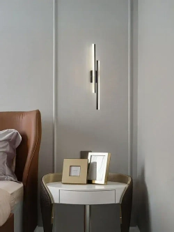 бра настенные светильники, бра 26W, черный 65см трехцветный