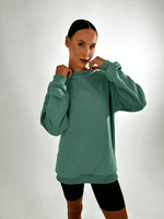 Свитшот женский оверсайз хлопок толстовка