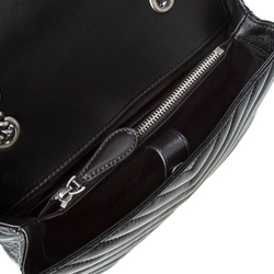 LADY LOVE BAG PUFF - black silver