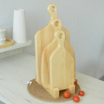 Набор деревянных разделочных досок, 3шт с подставкой