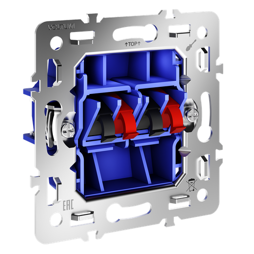 Механизм розетки акустической 4-местной, S70