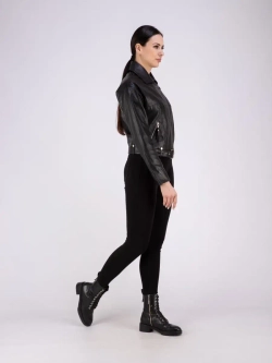 Кожаная куртка весна из натуральной кожи