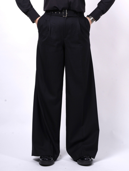 Брюки WIDE LEG из костюмной ткани для парикмахера