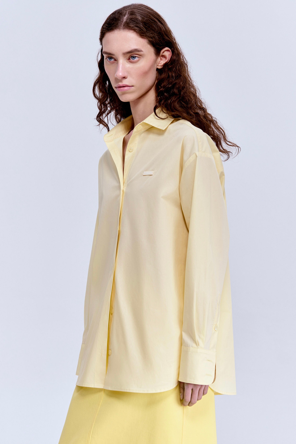 Рубашка классическая из поплина