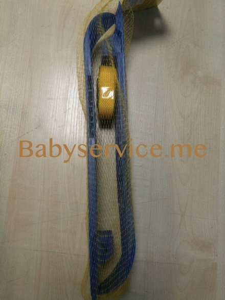 Лыжи на коляску 2 шт синие