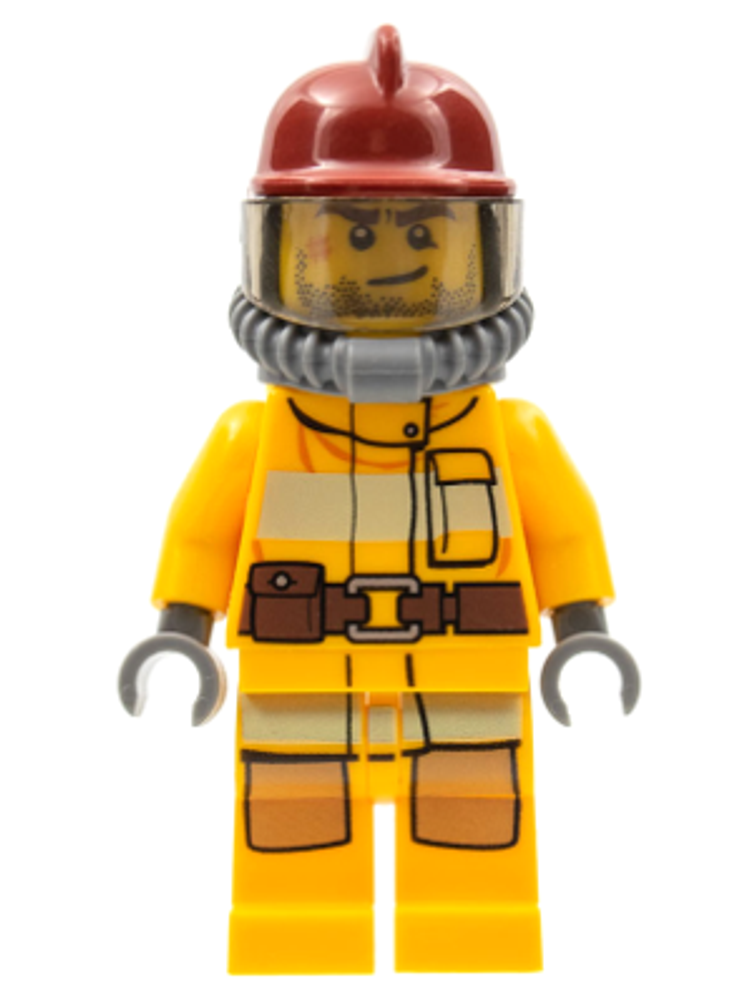 Минифигурка LEGO cty0287 Пожарный