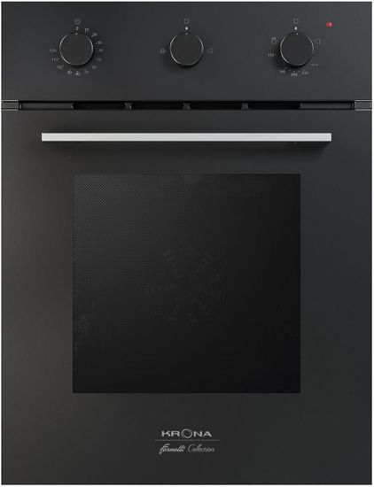 Газовый духовой шкаф Krona STRETTO 45 BL черный