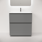 Тумба напольная Sancos Folk Floor 790х445х850, c двумя ящиками оснащенными доводчиками, Ergraut soft, арт.FL80FES