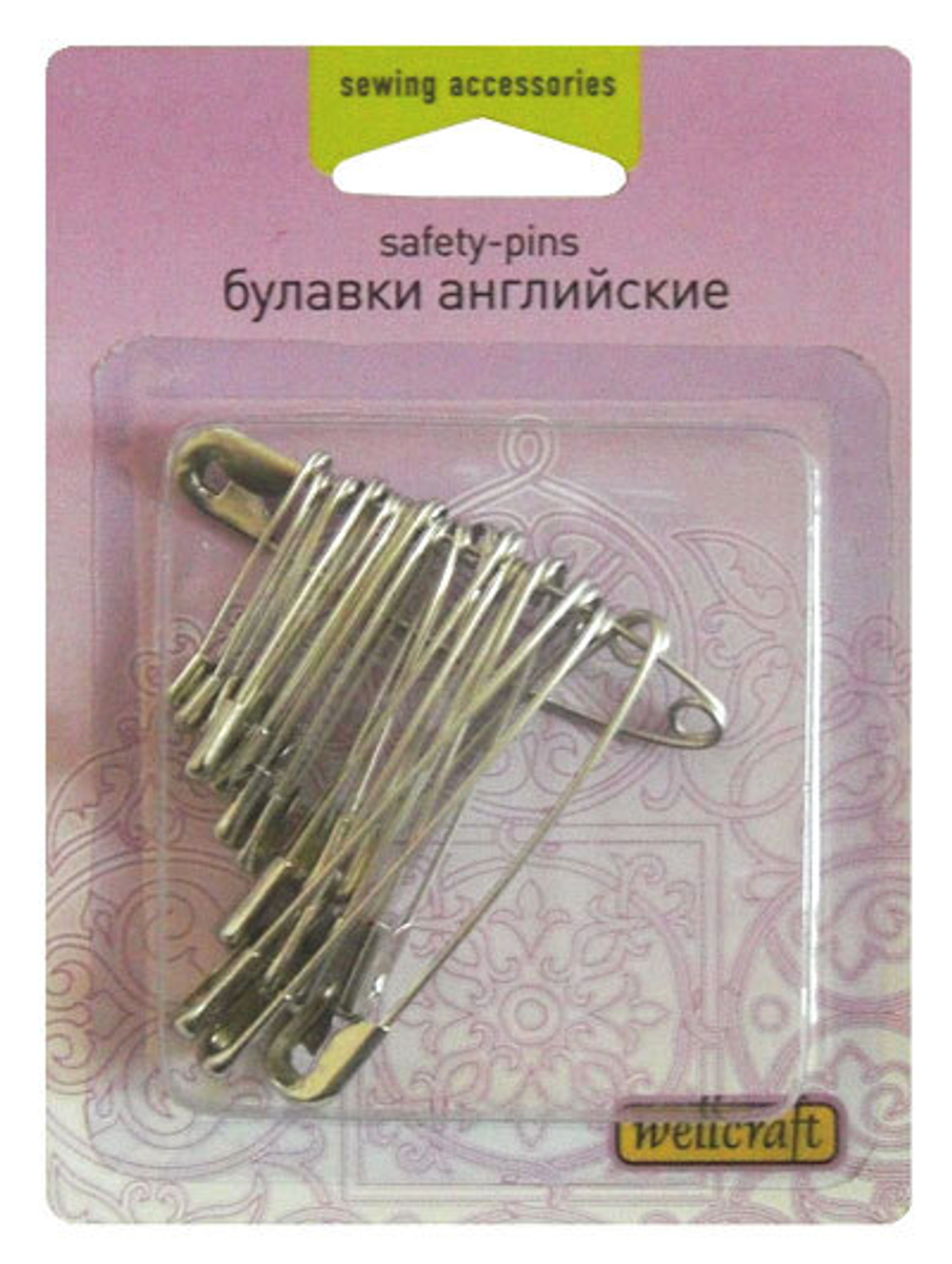 Булавки английские ассорти 204025 Wellcraft