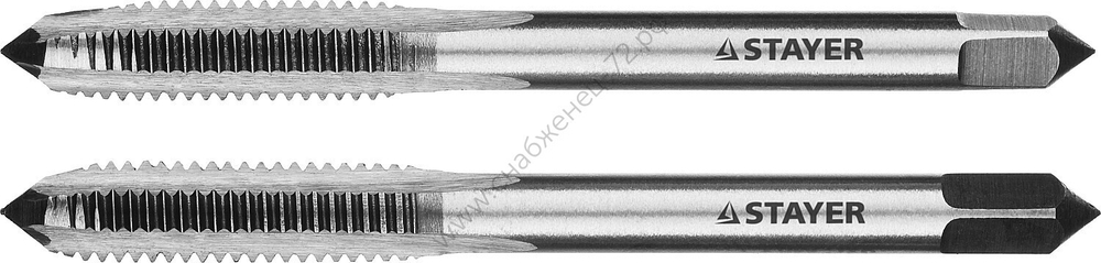 STAYER M6х1, 2 шт, Комплект метчиков (28025-06-1.0-H2)